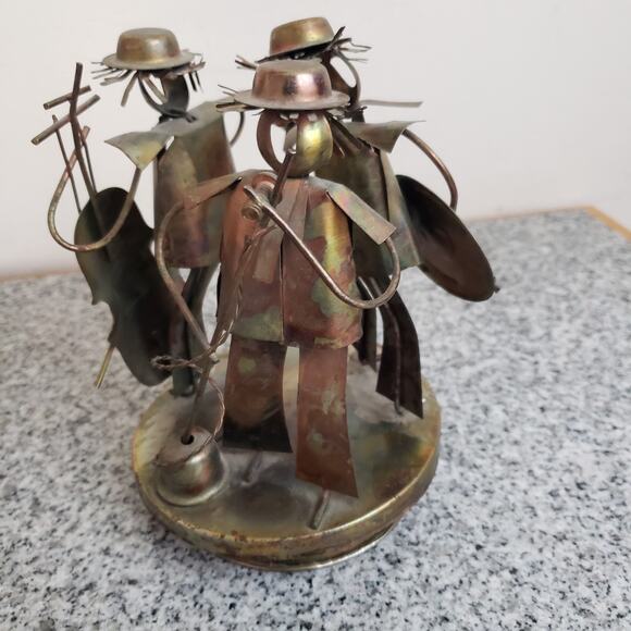 VTG Hong Kong Brutalist Copper Jazz Players Tune: When the Saints Go Marching In - Picture 2 of 10